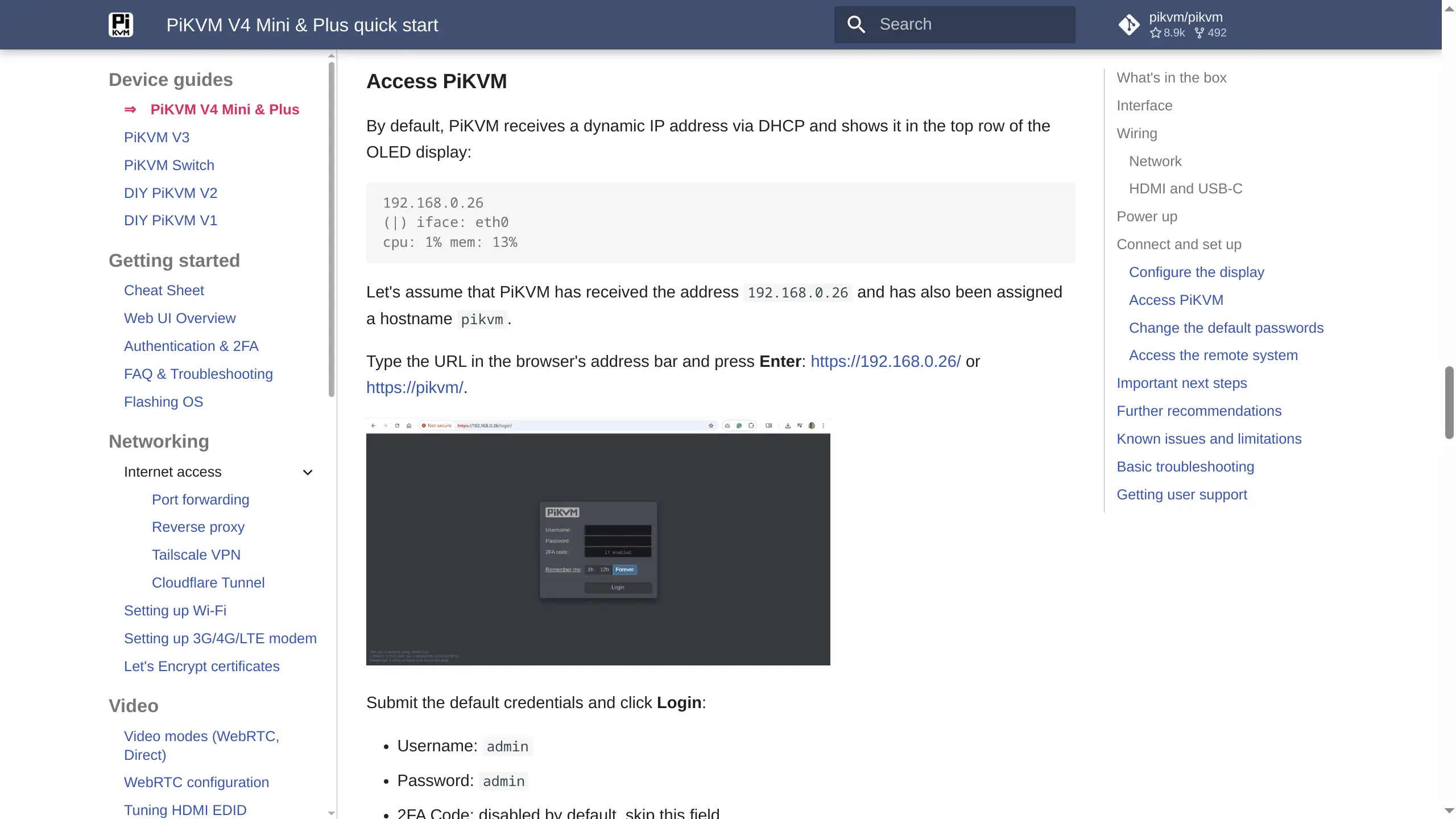 PiKVM V4 quickstart guide